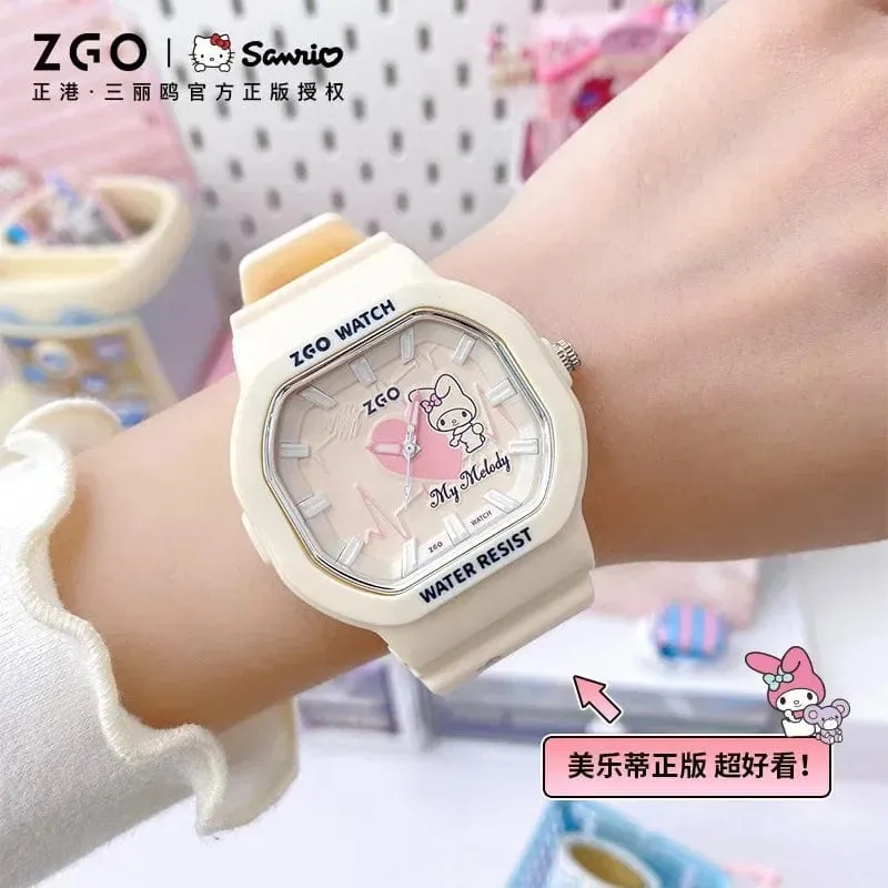 Pokemon Joint Zgo Sanrio Psyduck Charmander Waterproof Watch for Boys and Girls