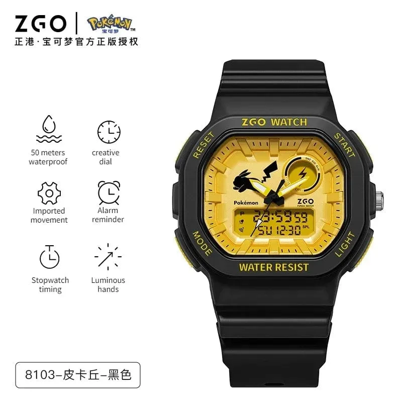 Pokemon Joint Zgo Sanrio Psyduck Charmander Waterproof Watch for Boys and Girls