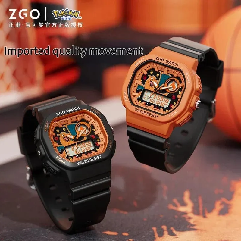 Pokemon Joint Zgo Sanrio Psyduck Charmander Waterproof Watch for Boys and Girls