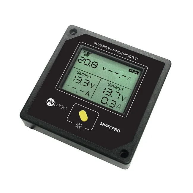 PV Logic 15A MPPT Pro Charge Controller LCD Display