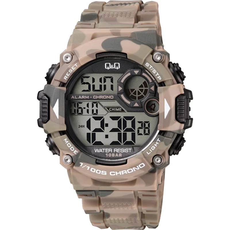 Q & Q Gents Camouflage Digital Watch