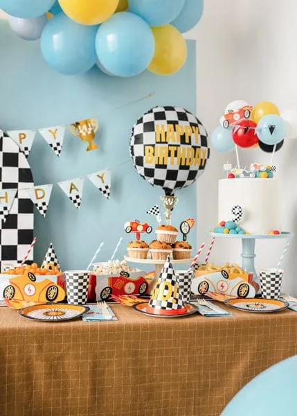 Racing Cars Cupcake Toppers (set of 4)