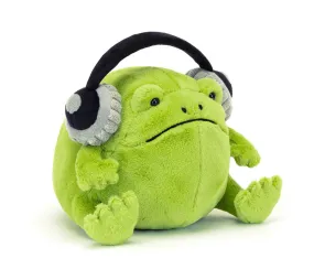 Ricky Rain Frog with Headphones