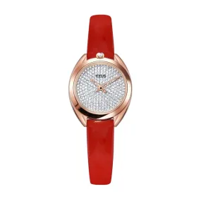 Ring & Knot 2 Hands Quartz Leather Women Watch W06-03260-002