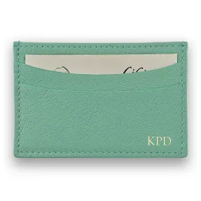 Robin’s Egg Leather Slim Card Case