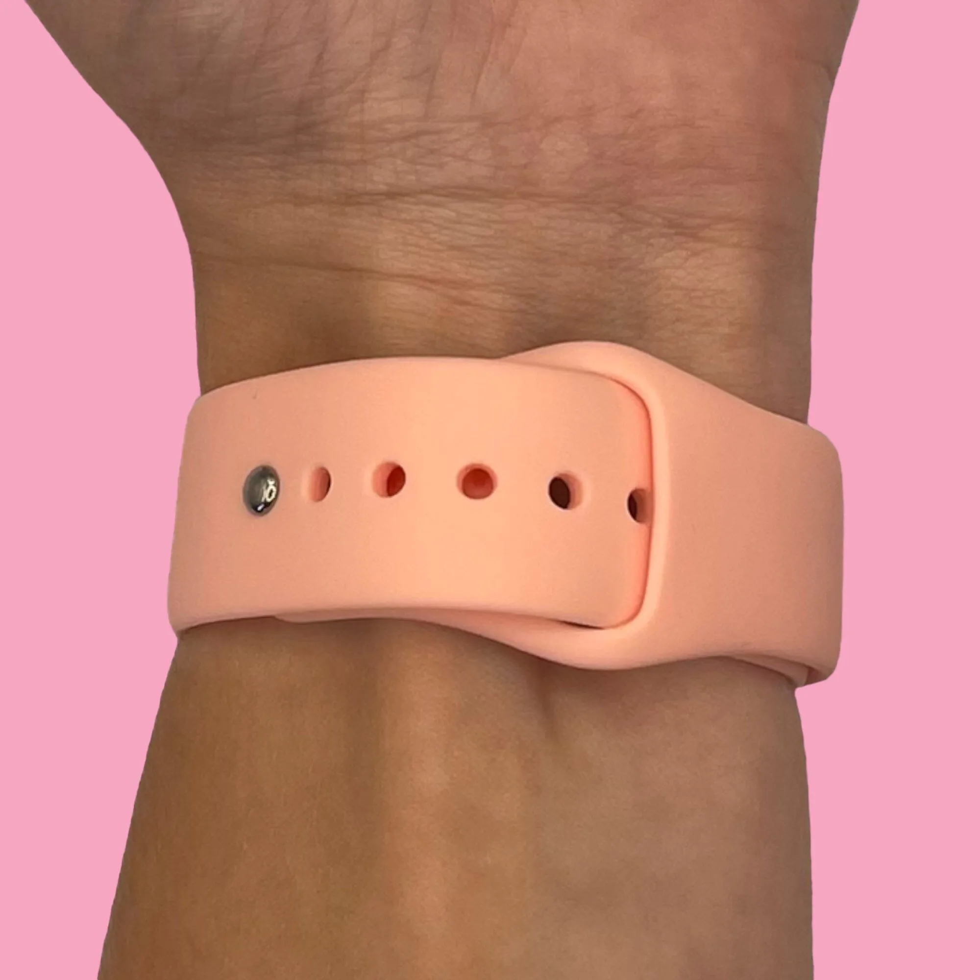 Silicone Button Style Watch Straps Compatible with Fitbit Versa 4