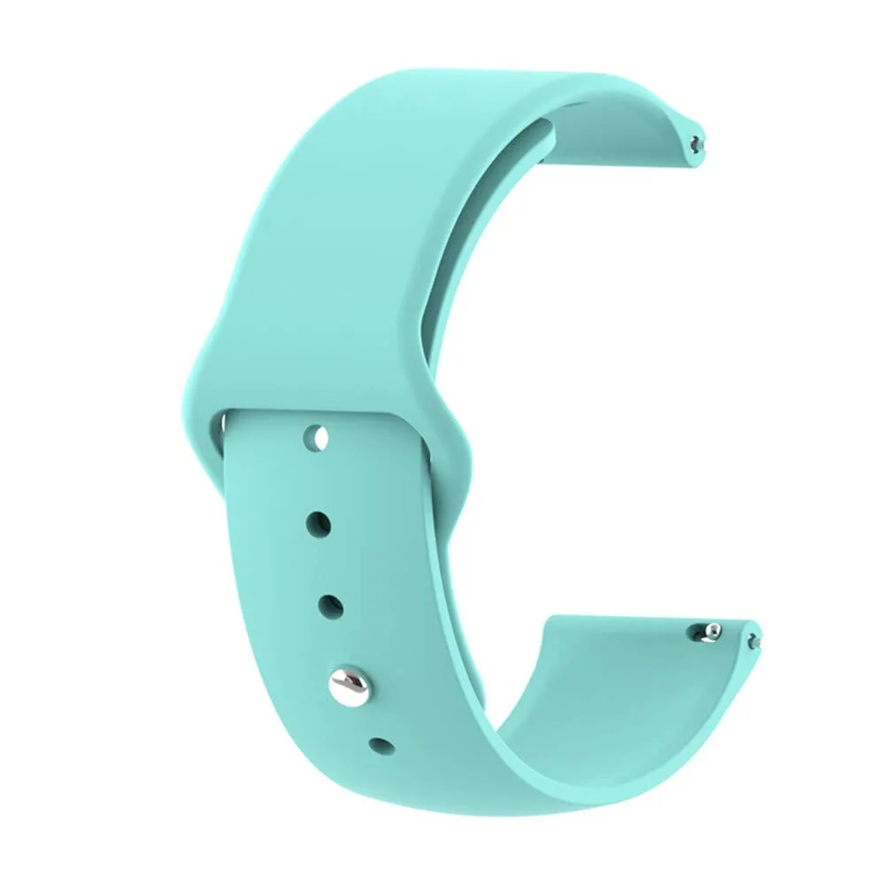 Silicone Button Style Watch Straps Compatible with Samsung Galaxy Watch 5 (40 & 44mm)