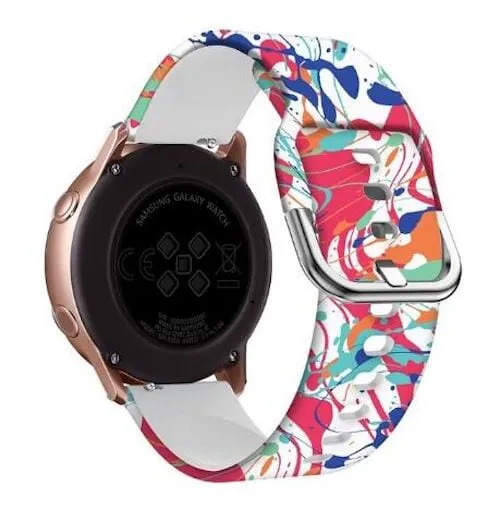 Silicone Pattern Watch Straps compatible with the Fitbit Sense 2