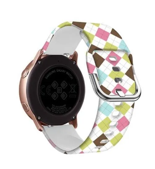 Silicone Pattern Watch Straps compatible with the Fitbit Sense 2