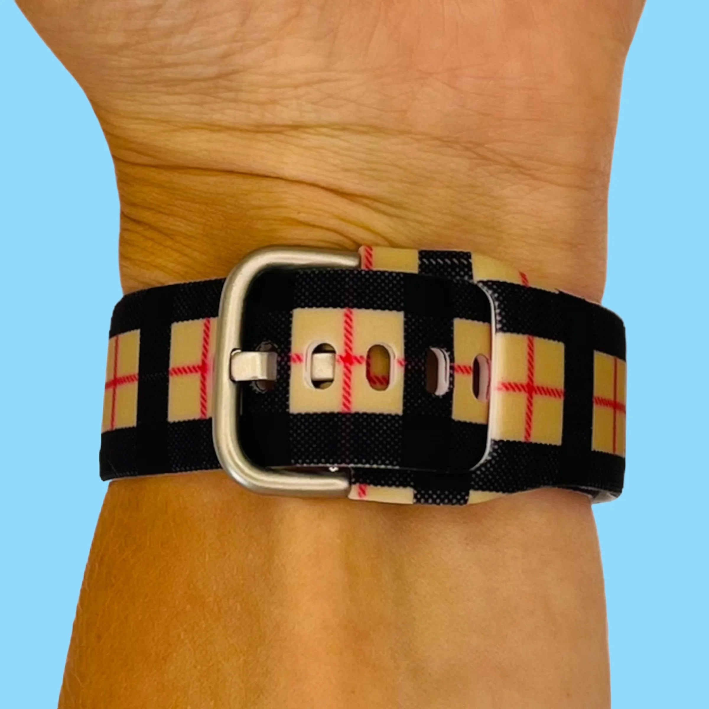 Silicone Pattern Watch Straps compatible with the Fitbit Sense 2