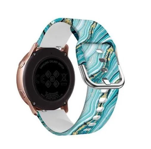 Silicone Pattern Watch Straps compatible with the Fitbit Sense 2