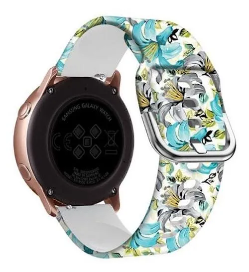 Silicone Pattern Watch Straps compatible with the Fitbit Sense 2