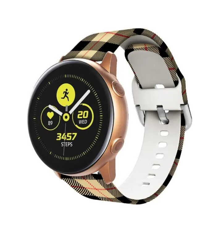 Silicone Pattern Watch Straps compatible with the Fitbit Sense 2