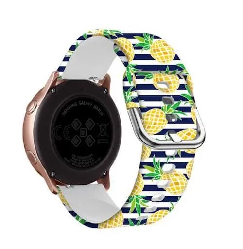 Silicone Pattern Watch Straps compatible with the Huawei Watch GT3 46mm