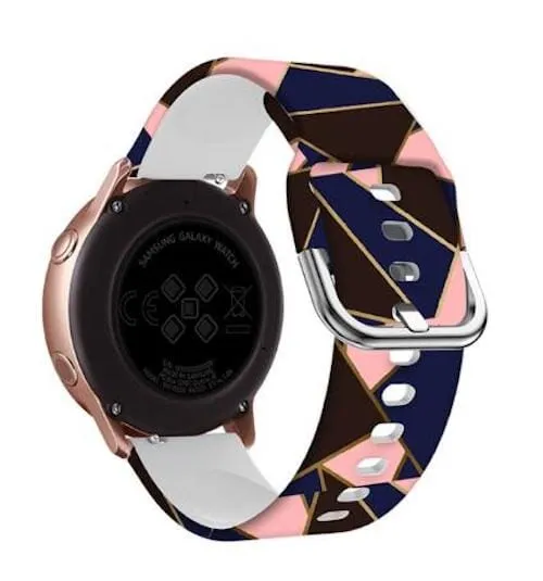 Silicone Pattern Watch Straps compatible with the Huawei Watch GT3 46mm