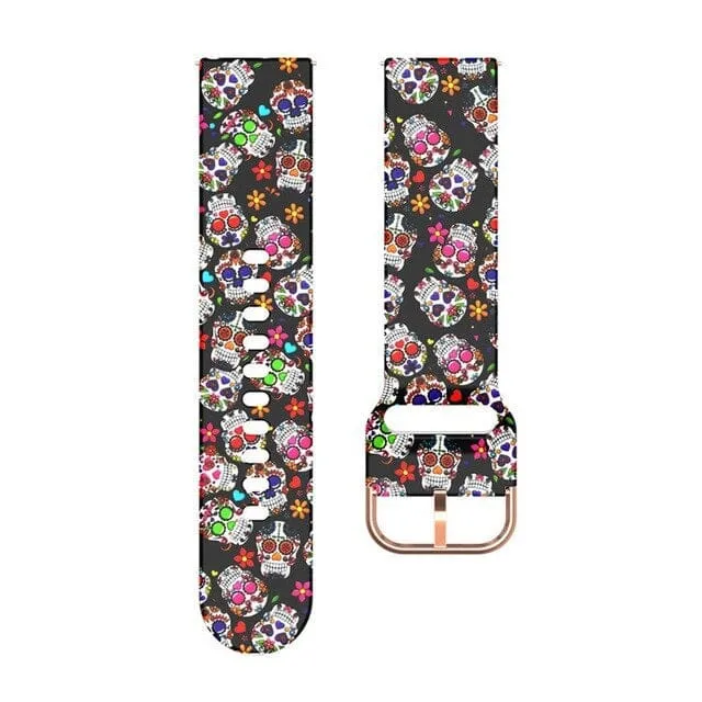 Silicone Pattern Watch Straps compatible with the Nokia Steel HR (36mm)