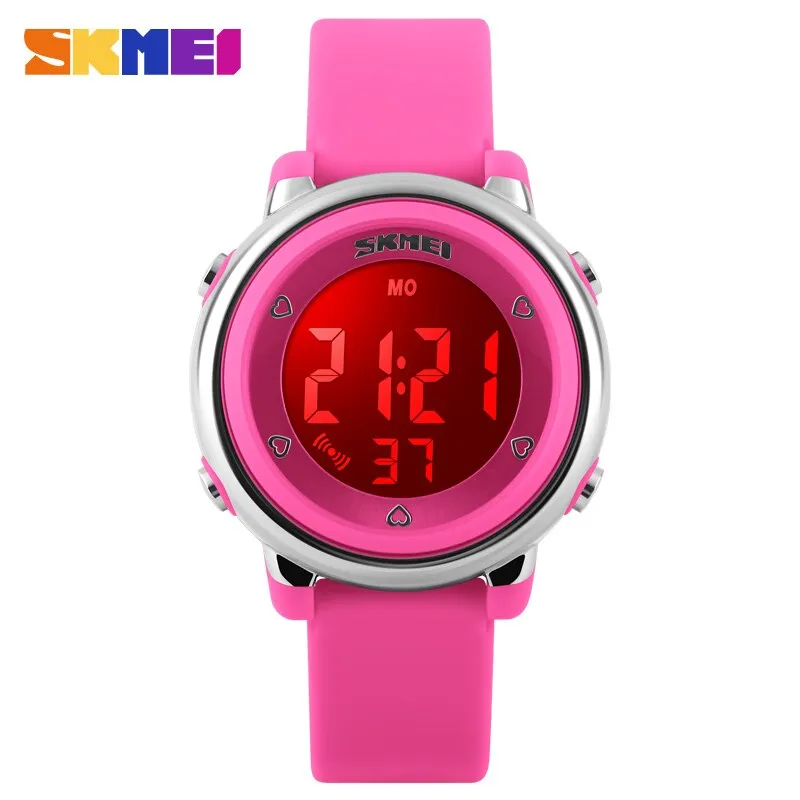 SKMEI Children LED Digital Watch Relogio Feminino Sports Watches Kids Cartoon Jelly Relojes Mujer 2017 Waterproof Wristwatches