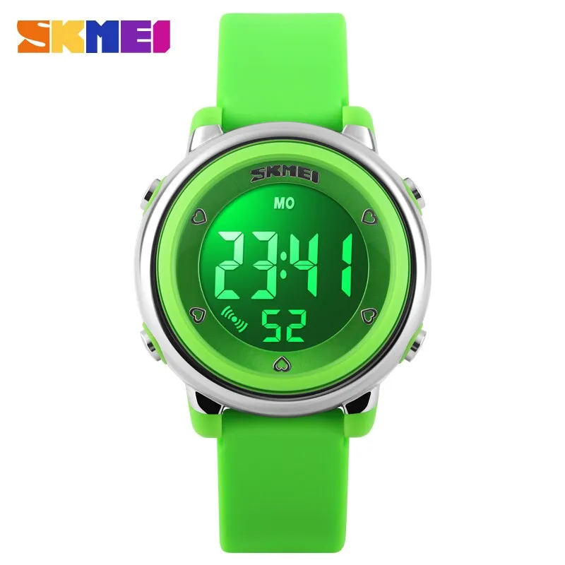 SKMEI Children LED Digital Watch Relogio Feminino Sports Watches Kids Cartoon Jelly Relojes Mujer 2017 Waterproof Wristwatches