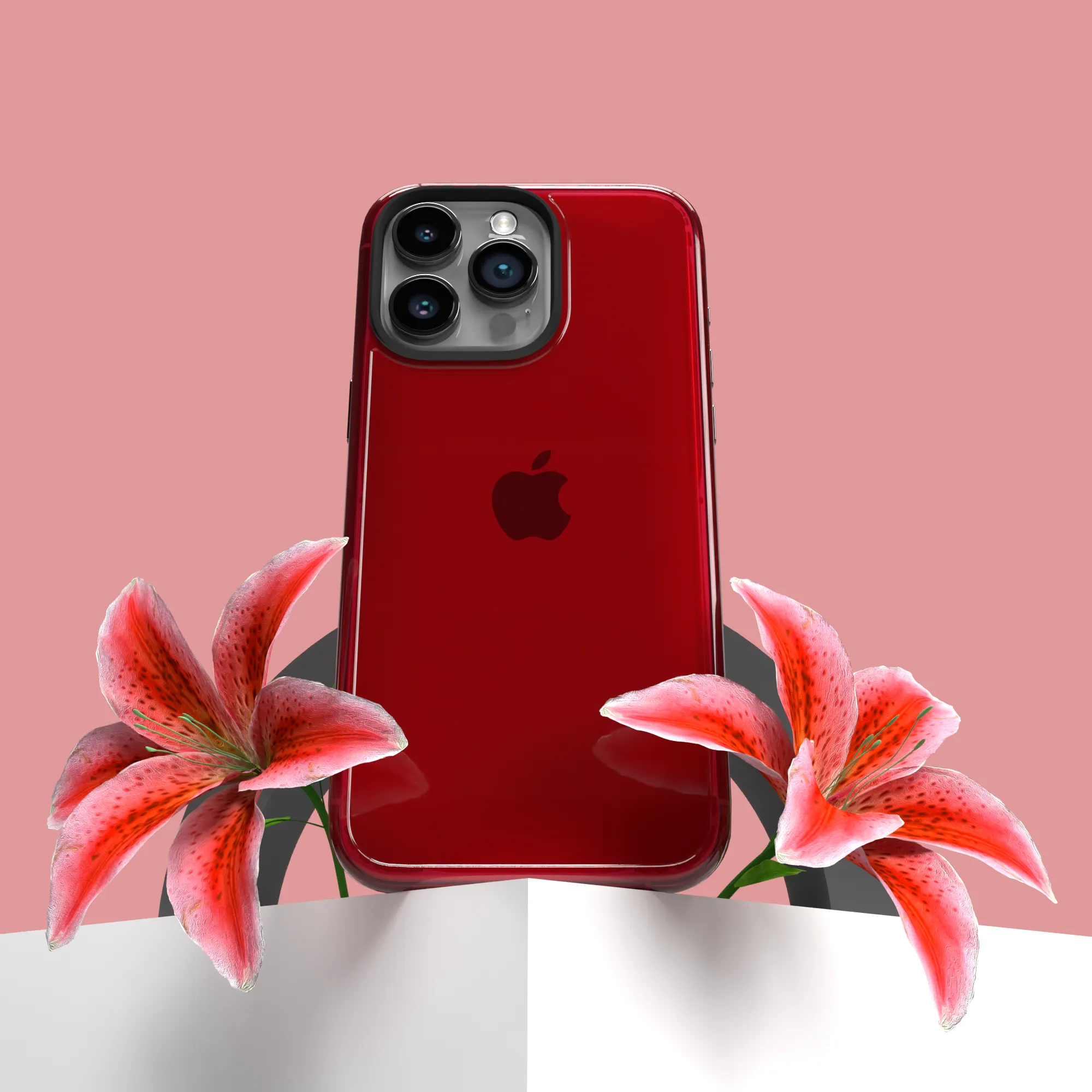 Slim TPU Case for Apple iPhone 15 | Scarlet Red | Altitude Series