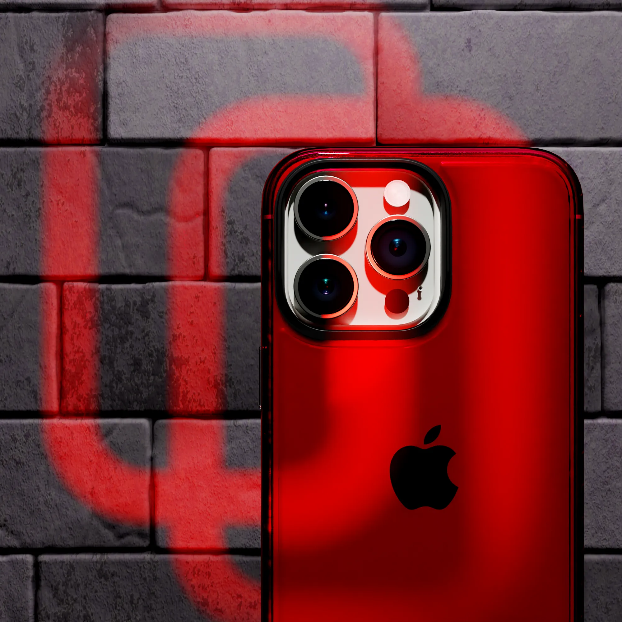 Slim TPU Case for Apple iPhone 15 | Scarlet Red | Altitude Series