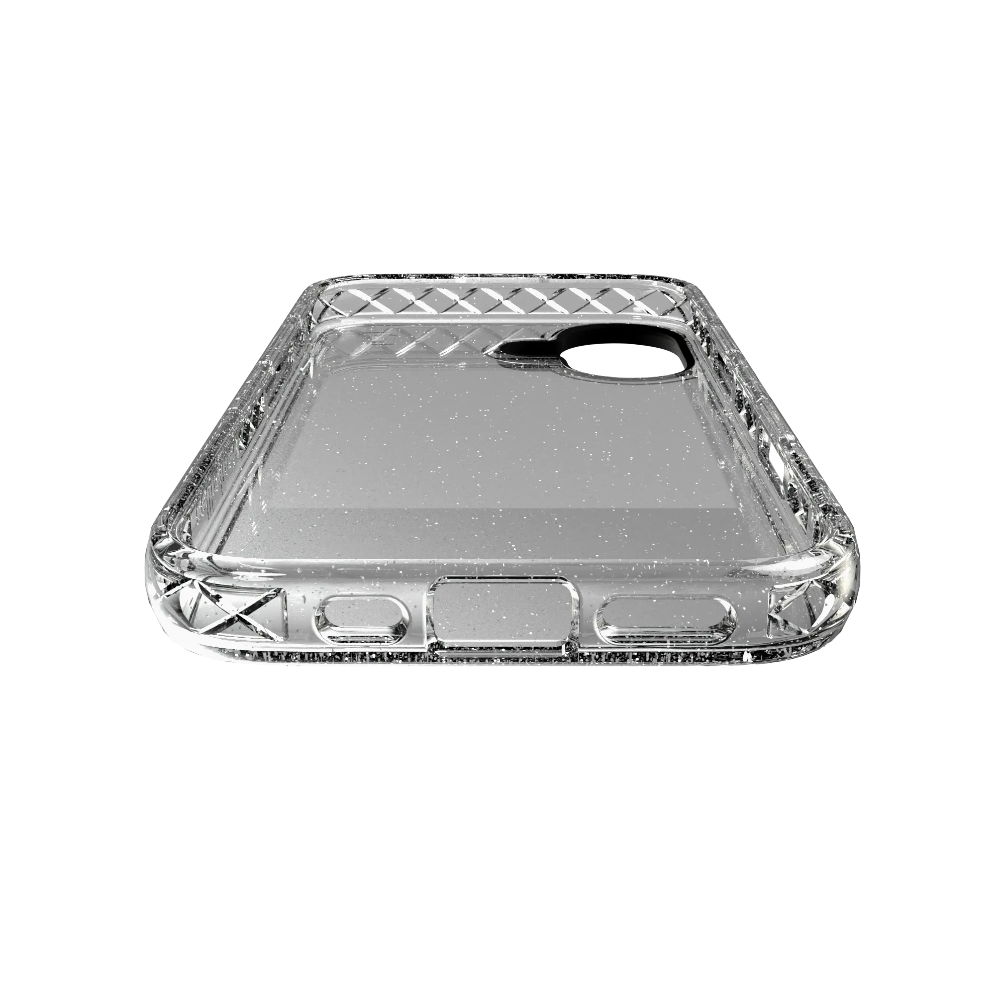 Slim TPU Case for Apple iPhone 16 | Crystal Clear Sparkle | Altitude Series