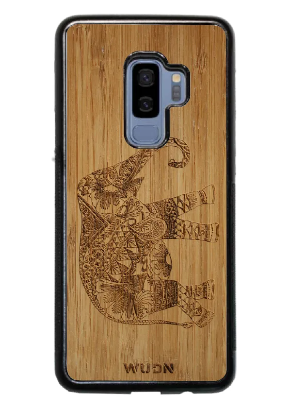 Slim Wooden Phone Case | Bamboo Elephant