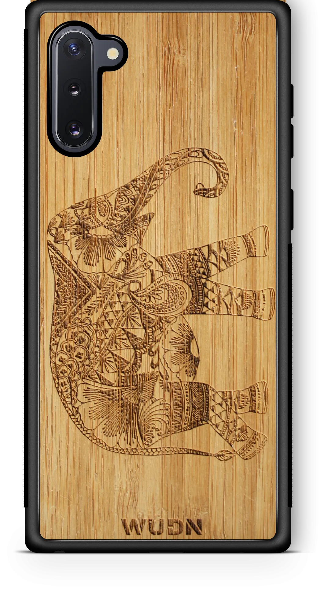 Slim Wooden Phone Case | Bamboo Elephant