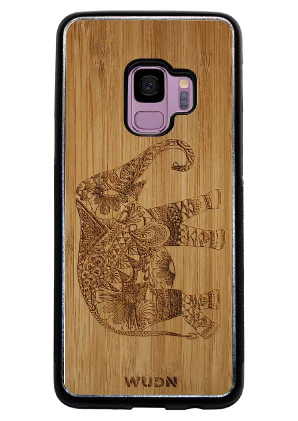 Slim Wooden Phone Case | Bamboo Elephant