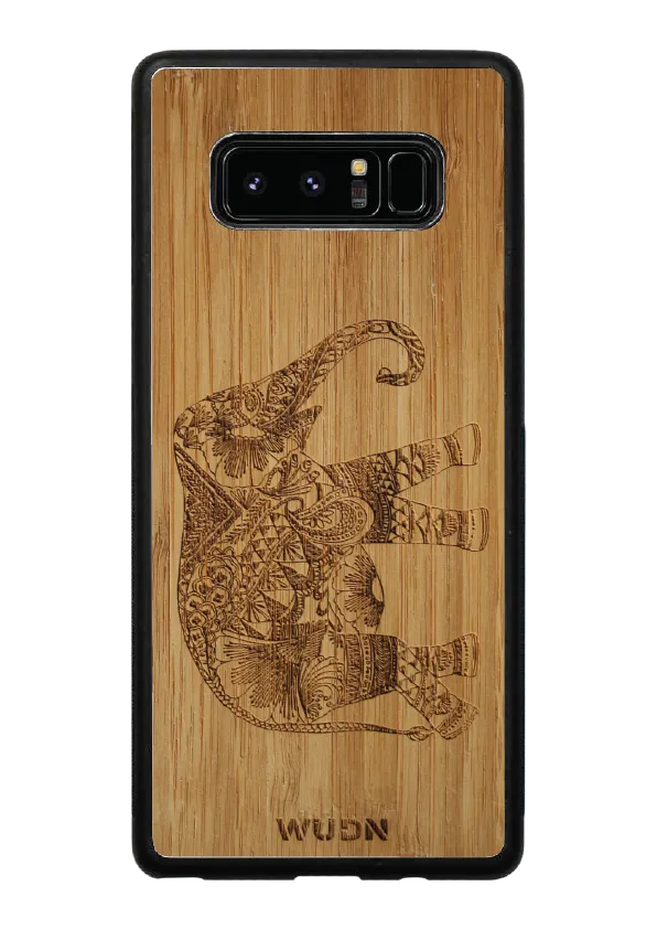 Slim Wooden Phone Case | Bamboo Elephant