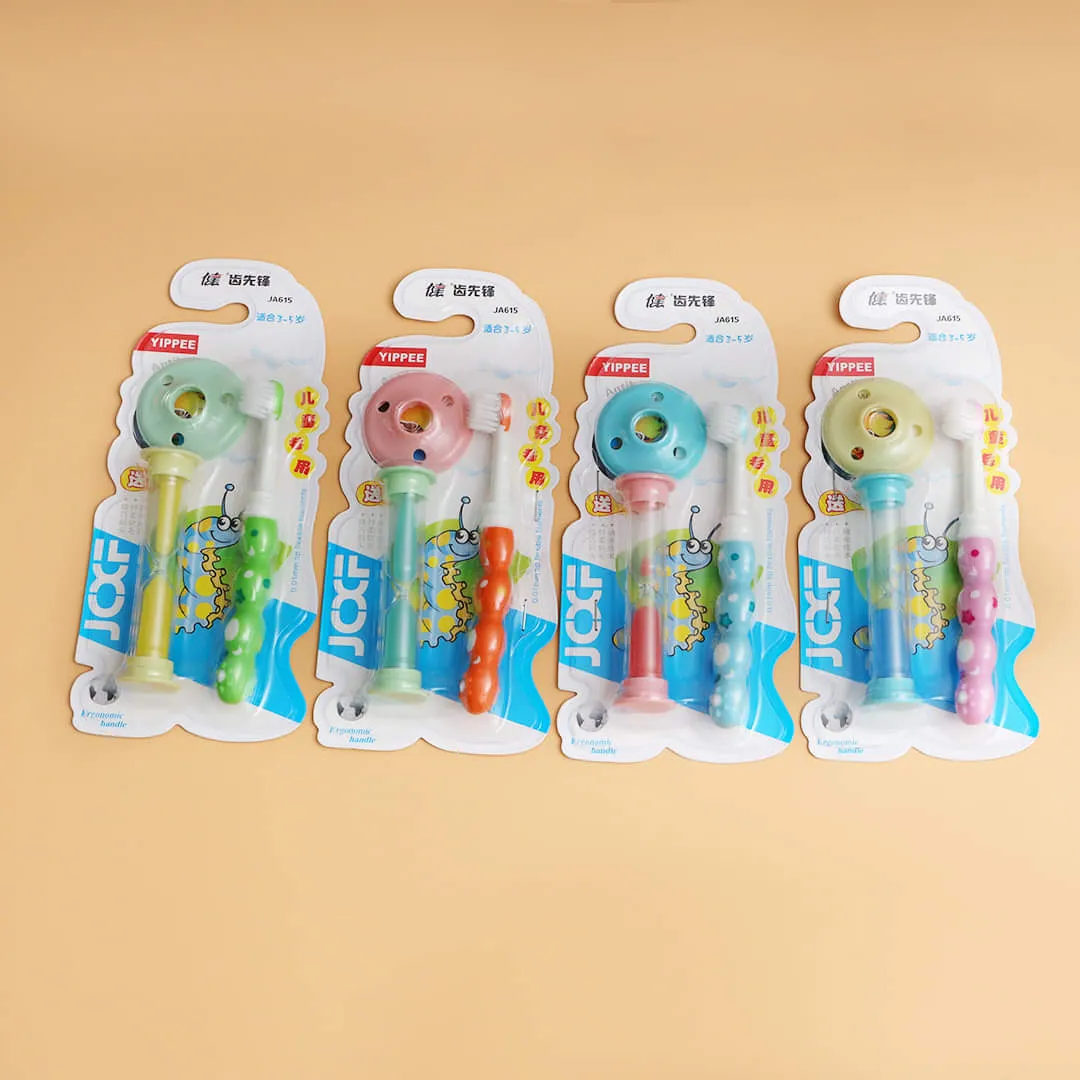 Soft Bristles Kids ToothBrush With Sand Timer