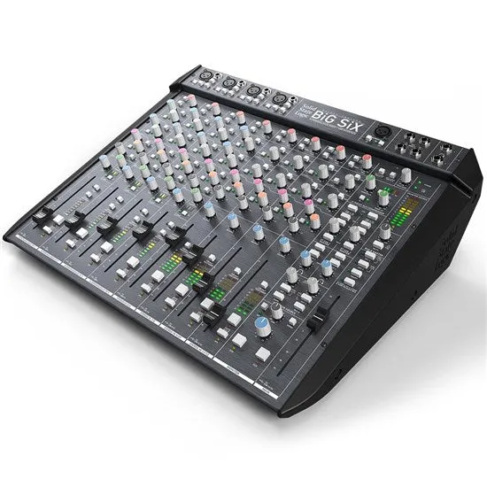 Solid State Logic Big SiX Super Analogue Desktop Mixer with USB Interface with FREE UV500 Stereo Equalizer Module