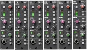 Solid State Logic Big SiX Super Analogue Desktop Mixer with USB Interface with FREE UV500 Stereo Equalizer Module