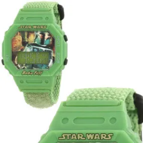 Star Wars Kids' Boba Fett Digital Wrap Strap Watch