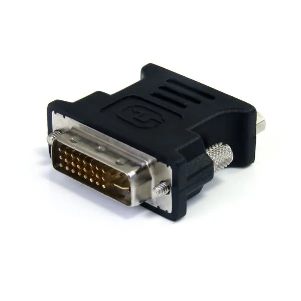 Startech.Com Dvi To Vga Cable Adapter - Black - M/F - Dvi-I To Vga Converter Adapter (Dvivgamfbk) - Vga Adapter - Dvi-I