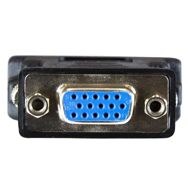 Startech.Com Dvi To Vga Cable Adapter - Black - M/F - Dvi-I To Vga Converter Adapter (Dvivgamfbk) - Vga Adapter - Dvi-I