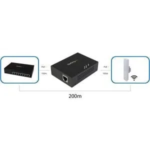 StarTech.com Network Extender - Black