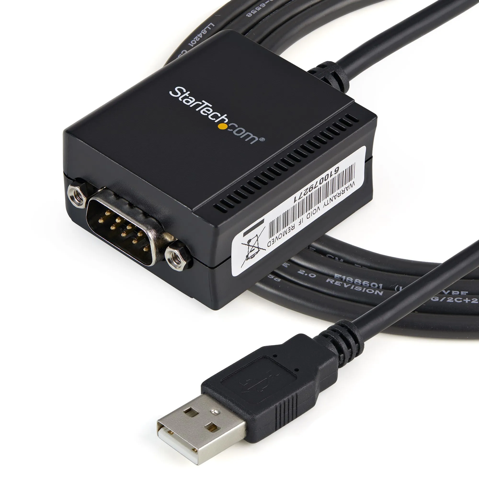 Startech.Com Usb To Serial Adapter - 1 Port - Usb Powered - Ftdi Usb Uart Chip - Db9 (9-Pin) - Usb To Rs232 Adapter (Icu