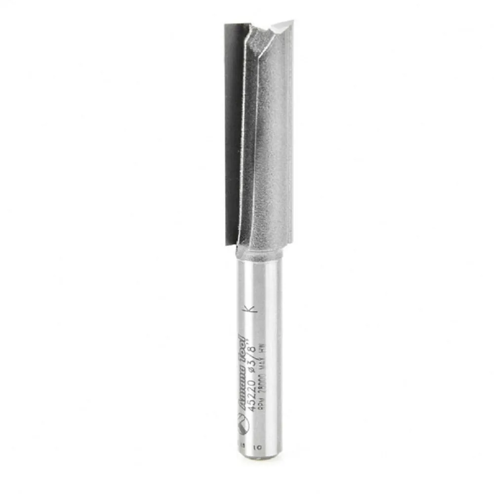 Straight Plunge Router Bit | 2 Flute | Various Dia x 1 1⁄4 x 1⁄4" Shank | 45220 | 738685852200