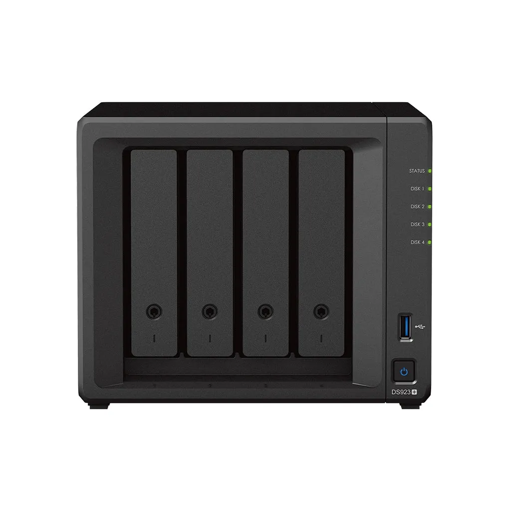 Synology DS923  NAS DiskStation 4-Bays Home Cloud Storage Small Business & Home Office