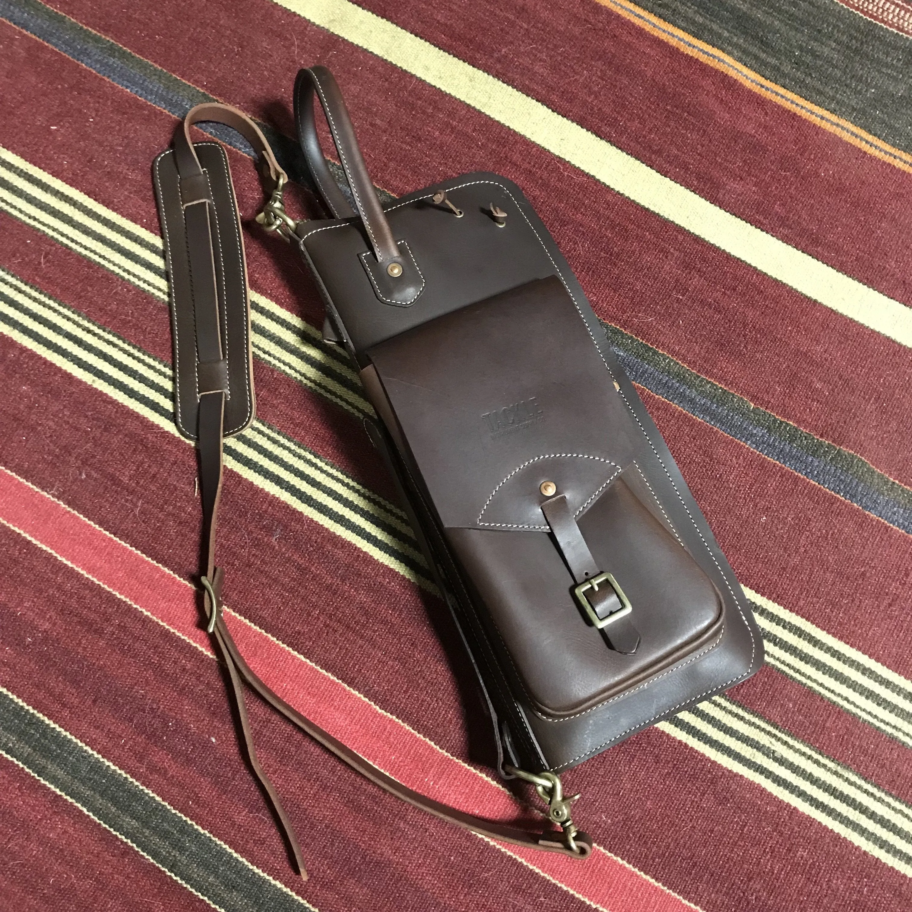 TACKLE leather stand-up Stick Bag