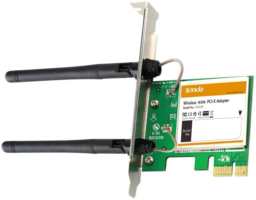 Tenda W322E Wireless PCI Express 2.0 Network Interface Card