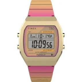 Timex 80 Pink Stainless Steel Watch TW2V74400