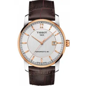 Tissot Men's Titanium Automatic Watch T0874075603700