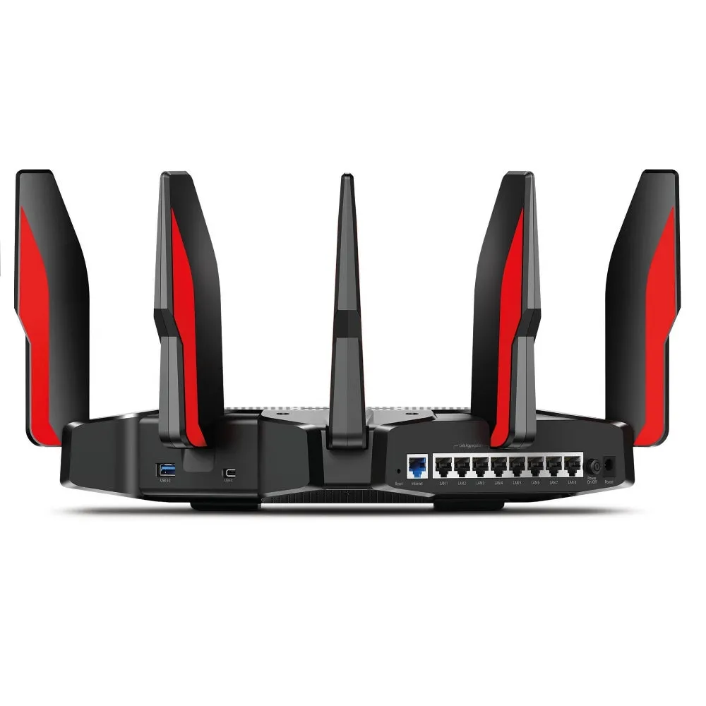 Tp-Link Archer Ax11000 Wireless Router Gigabit Ethernet Tri-Band (2.4 Ghz / 5 Ghz / 5 Ghz) Black