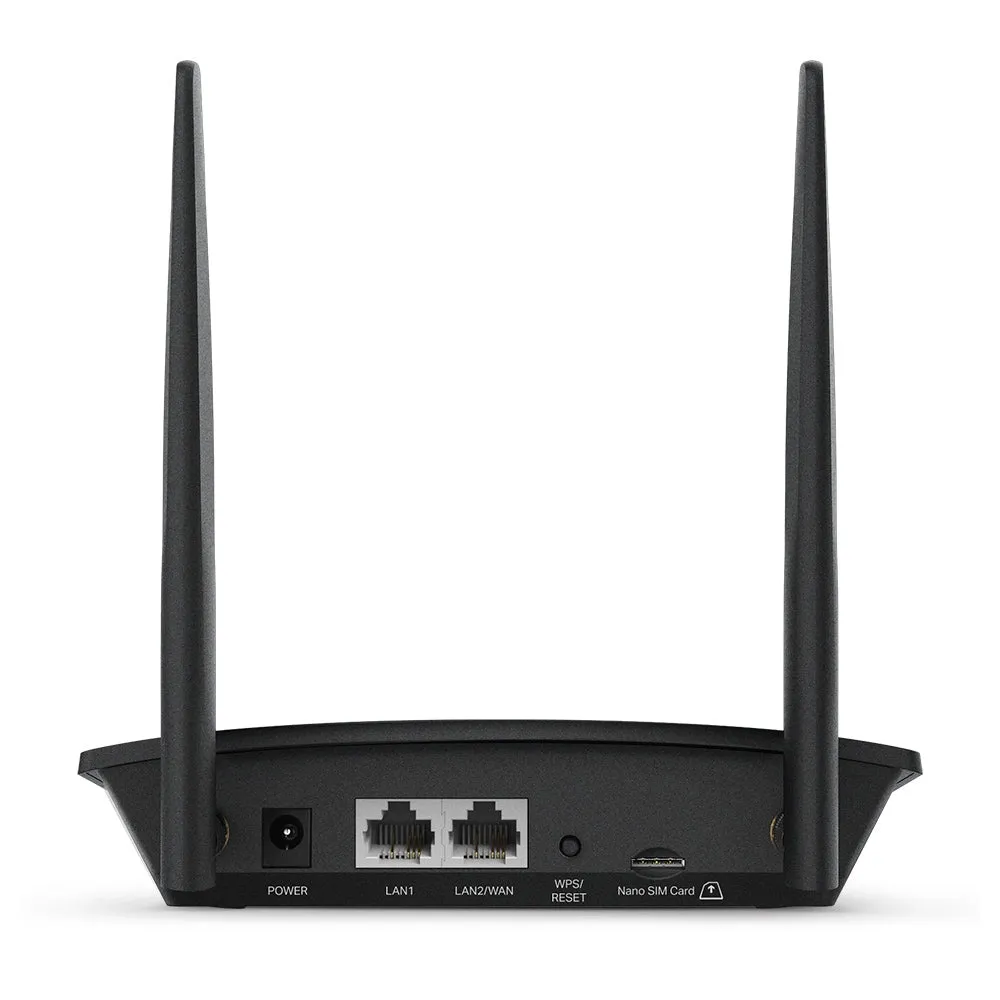 Tp-Link Tl-Mr100 Lte Wireless Router Single-Band (2.4 Ghz) Black