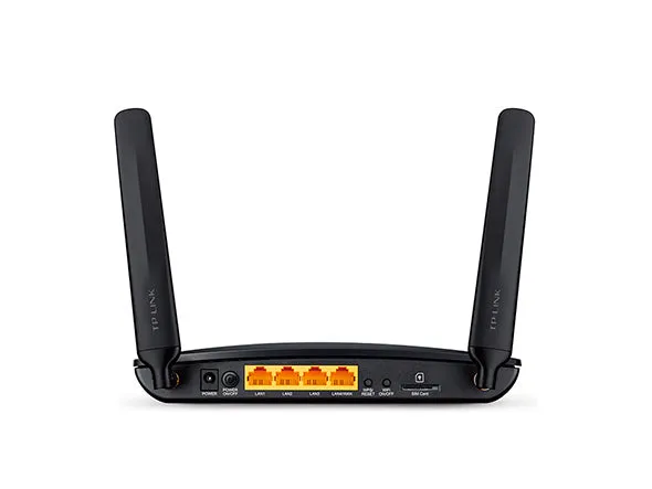 Tp-Link Tl-Mr6400 Wireless Router Single-Band (2.4 Ghz) Fast Ethernet 3G 4G Black