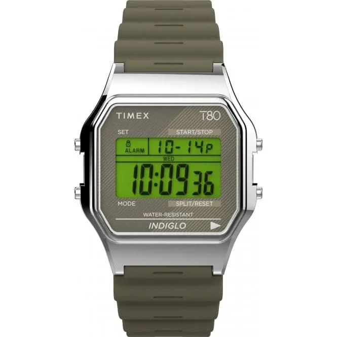 Unisex Timex Lab 80 Silver-Tone Watch TW2V41100