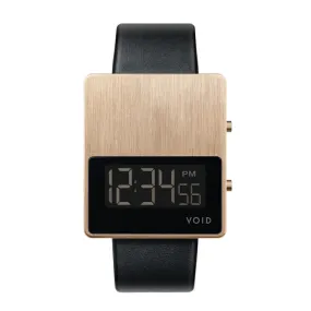 V01MKII Digital Watch: Copper   Black