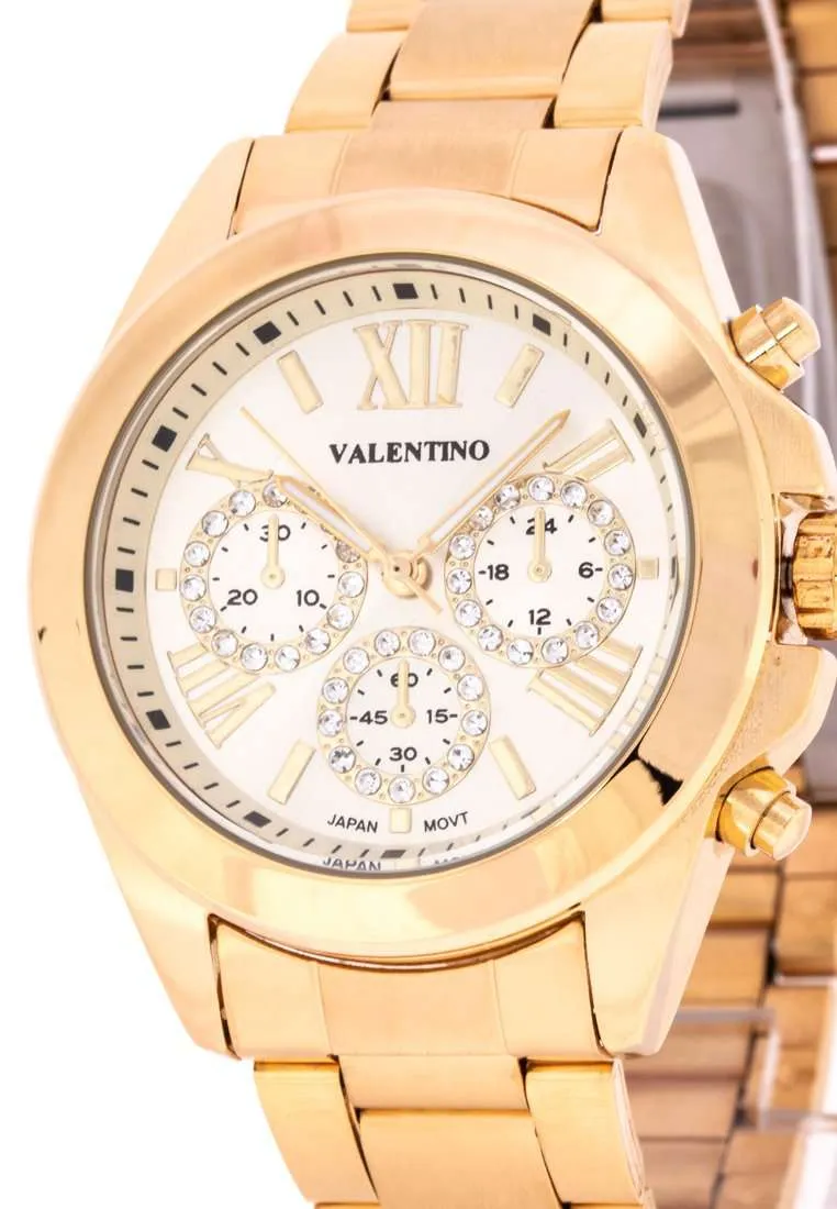 Valentino 20122221-GLD - SIL DIAL Gold Watch for Women