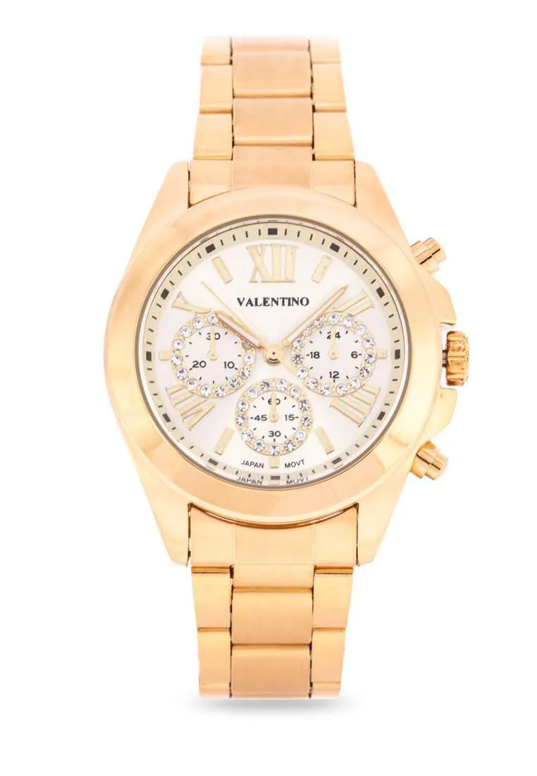 Valentino 20122221-GLD - SIL DIAL Gold Watch for Women